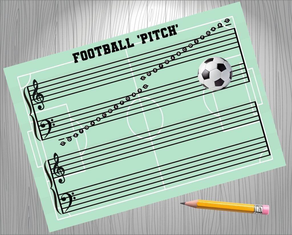 music note composition sheet