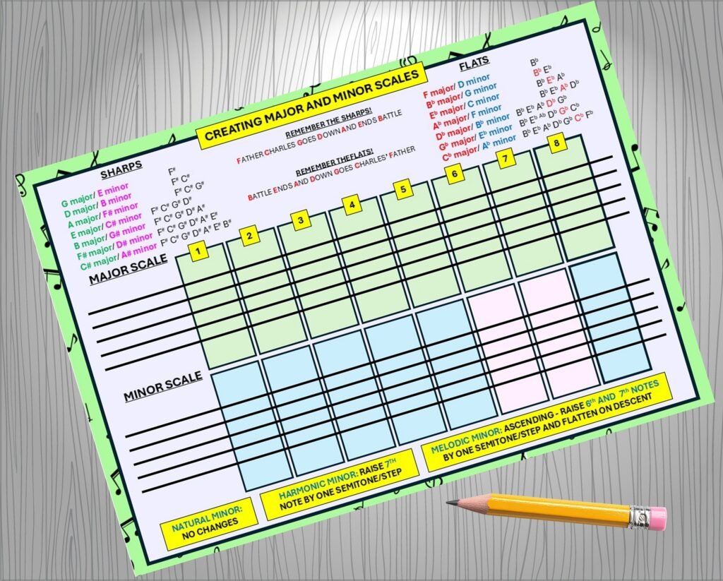ABRSM Theory Scale Worksheet