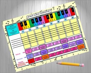 Minor Scales Generator - Learn How To Write Any Minor Scale