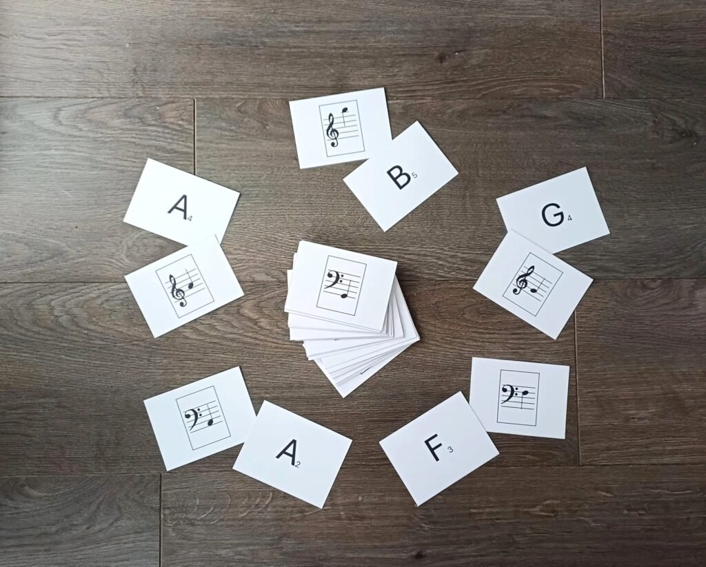 printable music flash cards