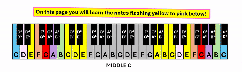 Online Music Note Flashcards