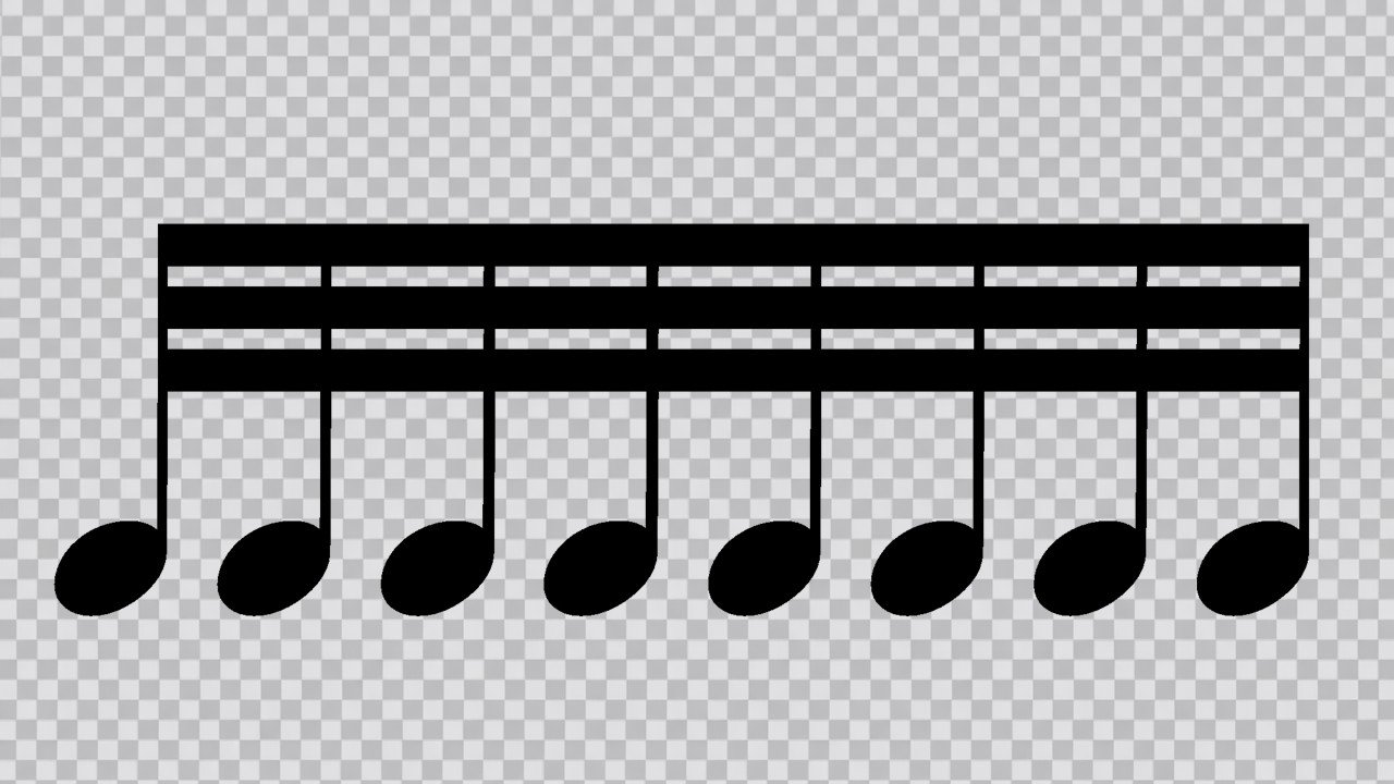 Free music notation PNG
